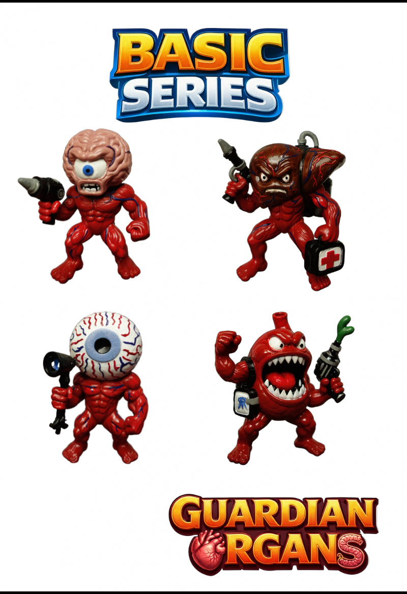 Organ Guardians - Mini Resin Series  (Basic Series 4 Figures) - Wave 1