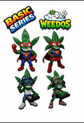 WEEDOS Mini Series – Crazy Weed Heroes Set (4 Figures) – Wave 1