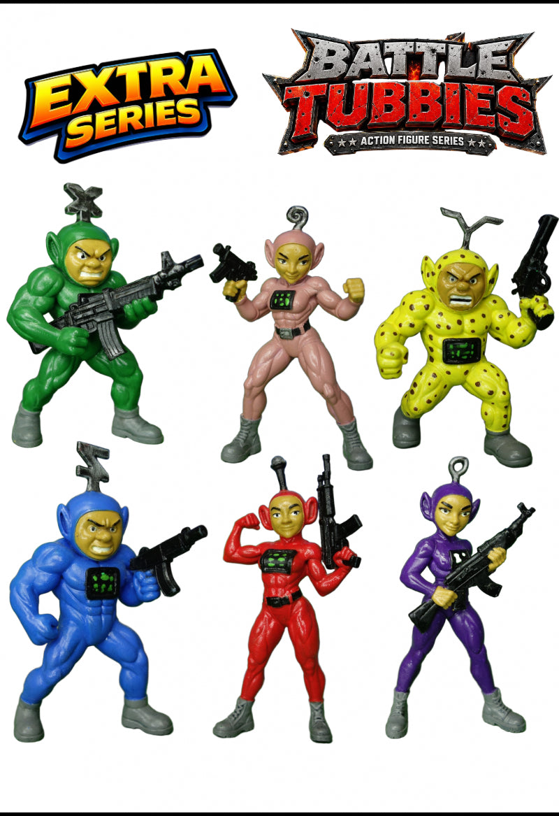 BATTLE TUBIES - Wave 1 Full Set (6 Figures)