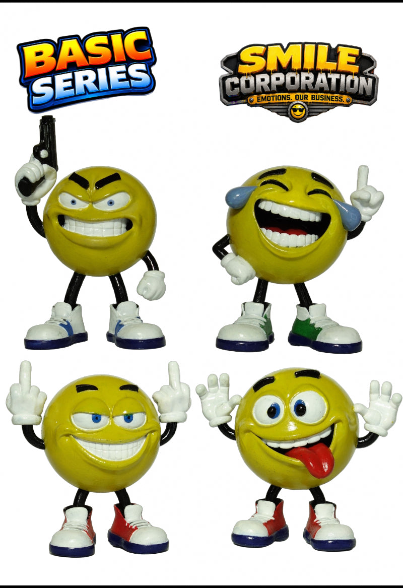 SMILE CORPORATION — Wave 1 Basic Set (4 collectible resin figures)