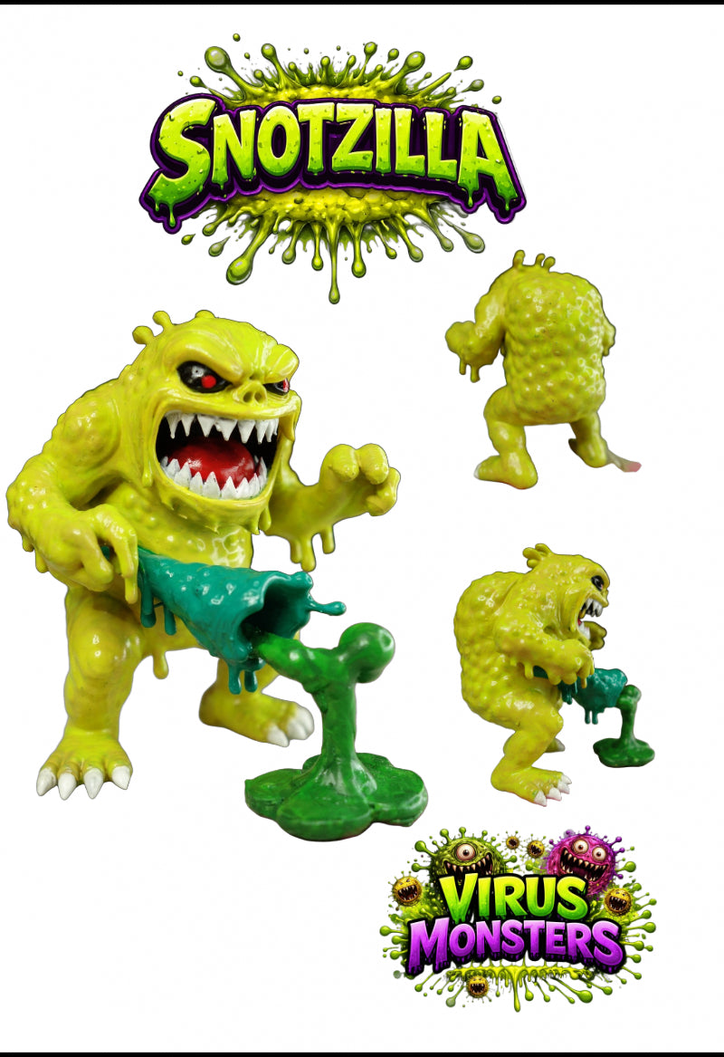 Virus Monsters Mini Series - Basic Set (4 Figures)