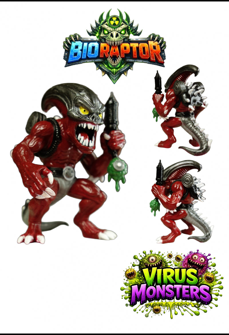 Virus Monsters Mini Series - Basic Set (4 Figures)
