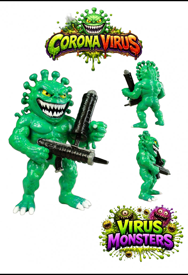 Virus Monsters Mini Series - Basic Set (4 Figures)