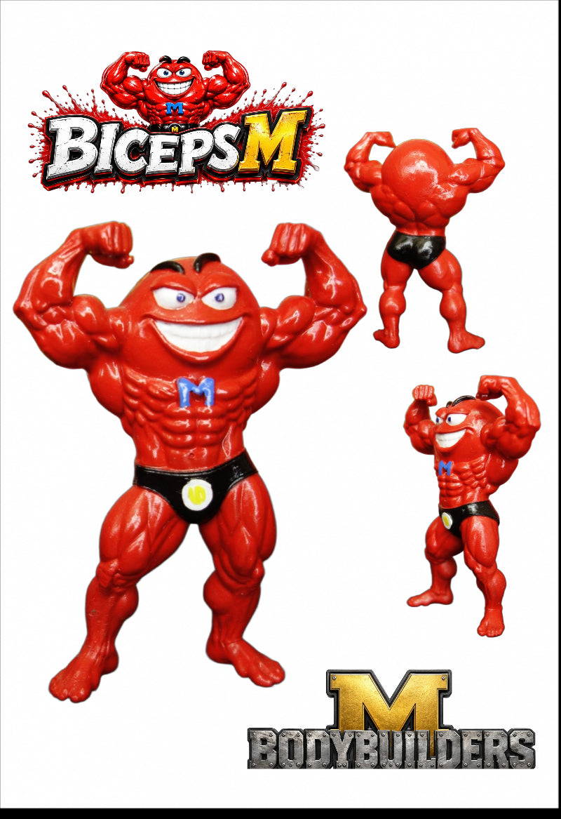 M BODYBUILDERS — Wave 1 Basic  Set (4 Figures)