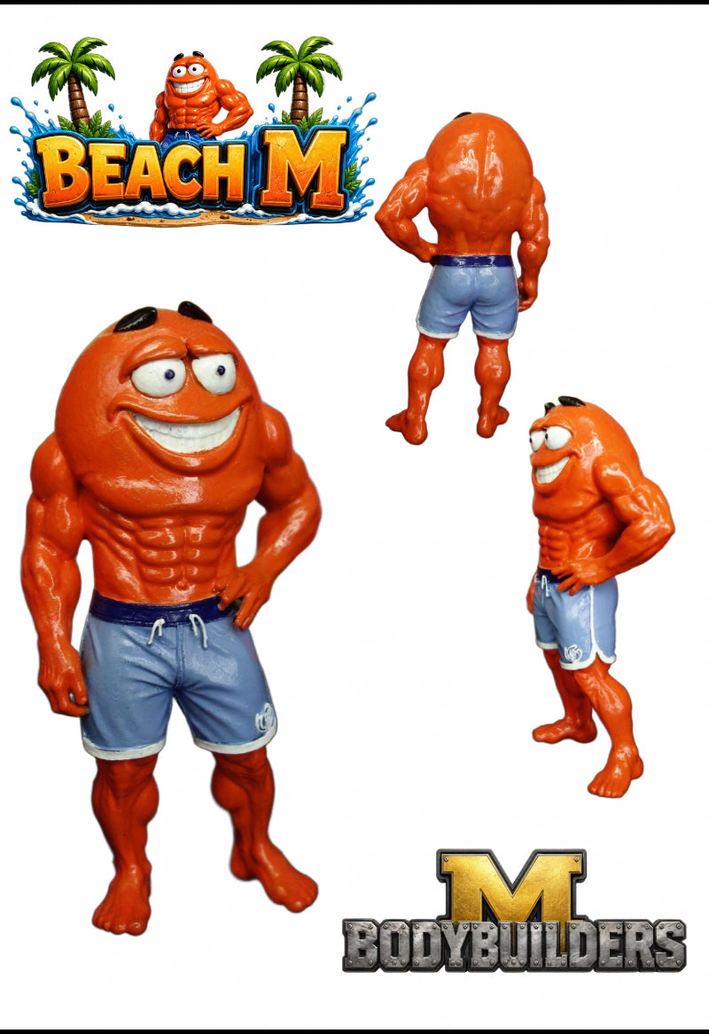 M BODYBUILDERS — Wave 1 Basic  Set (4 Figures)