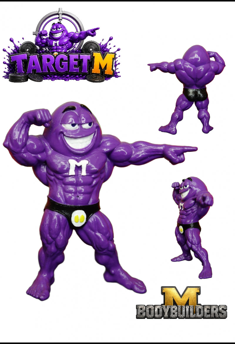 M BODYBUILDERS — Wave 1 Basic  Set (4 Figures)